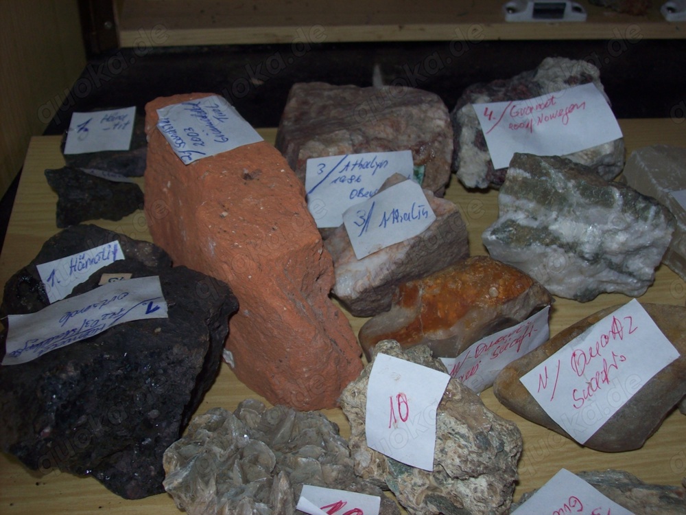 Mineralsteinesammlung