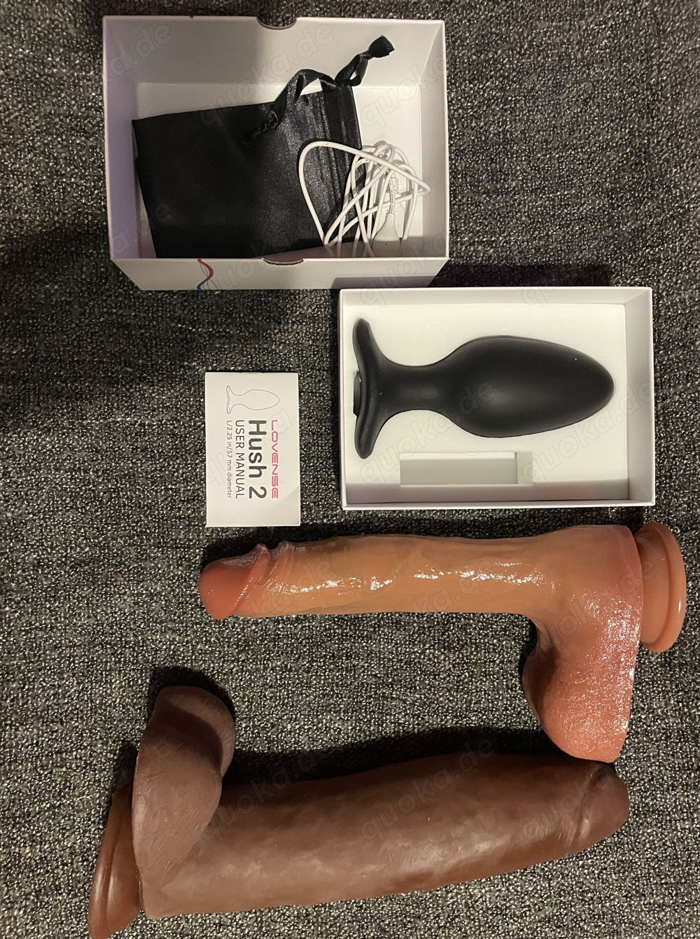 2 Dildos + hush 2 von lovense 