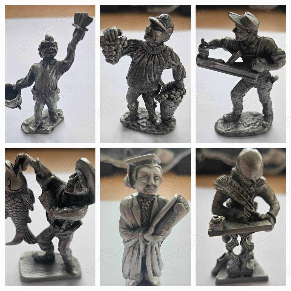 Sammlung Zinn-Figuren Handwerker Max & Moritz Spitzweg 