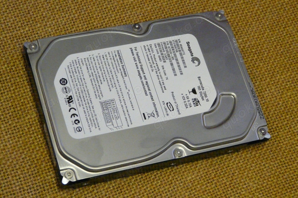 Festplatte Seagate Barracuda 7200.10 - 160 GB Ultra Ata
