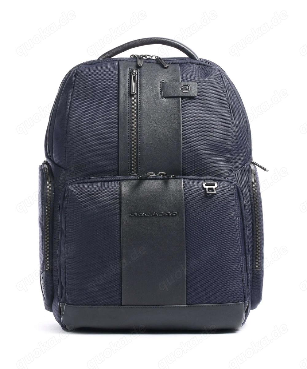 Rucksack Piquadro Brief 2 Laptop-Rucksack 15  Nylon dunkelblau