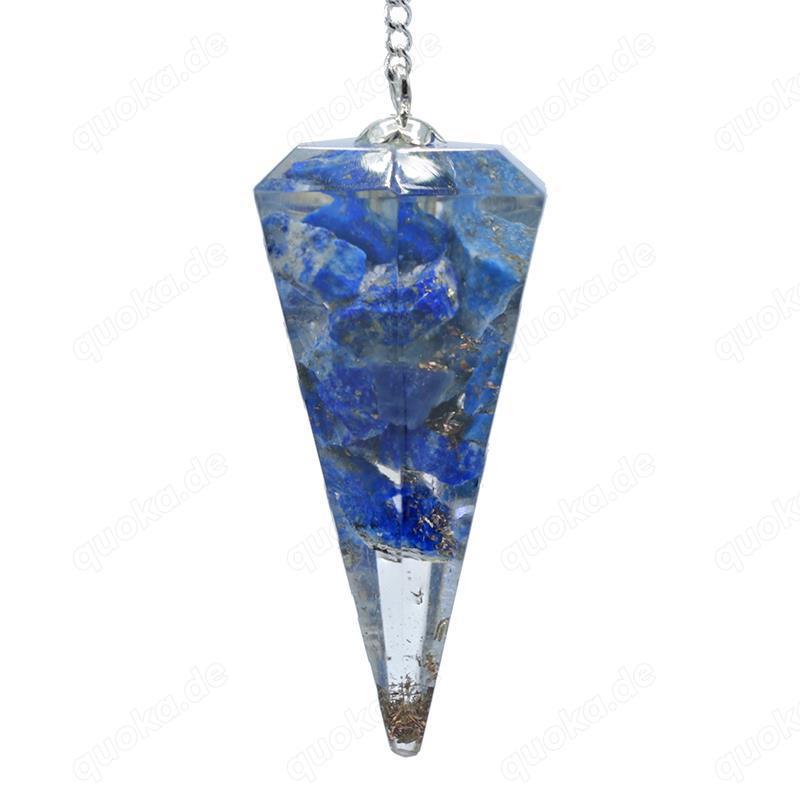 Orgonitpendel Lapislazuli, Cirtin, Schungit