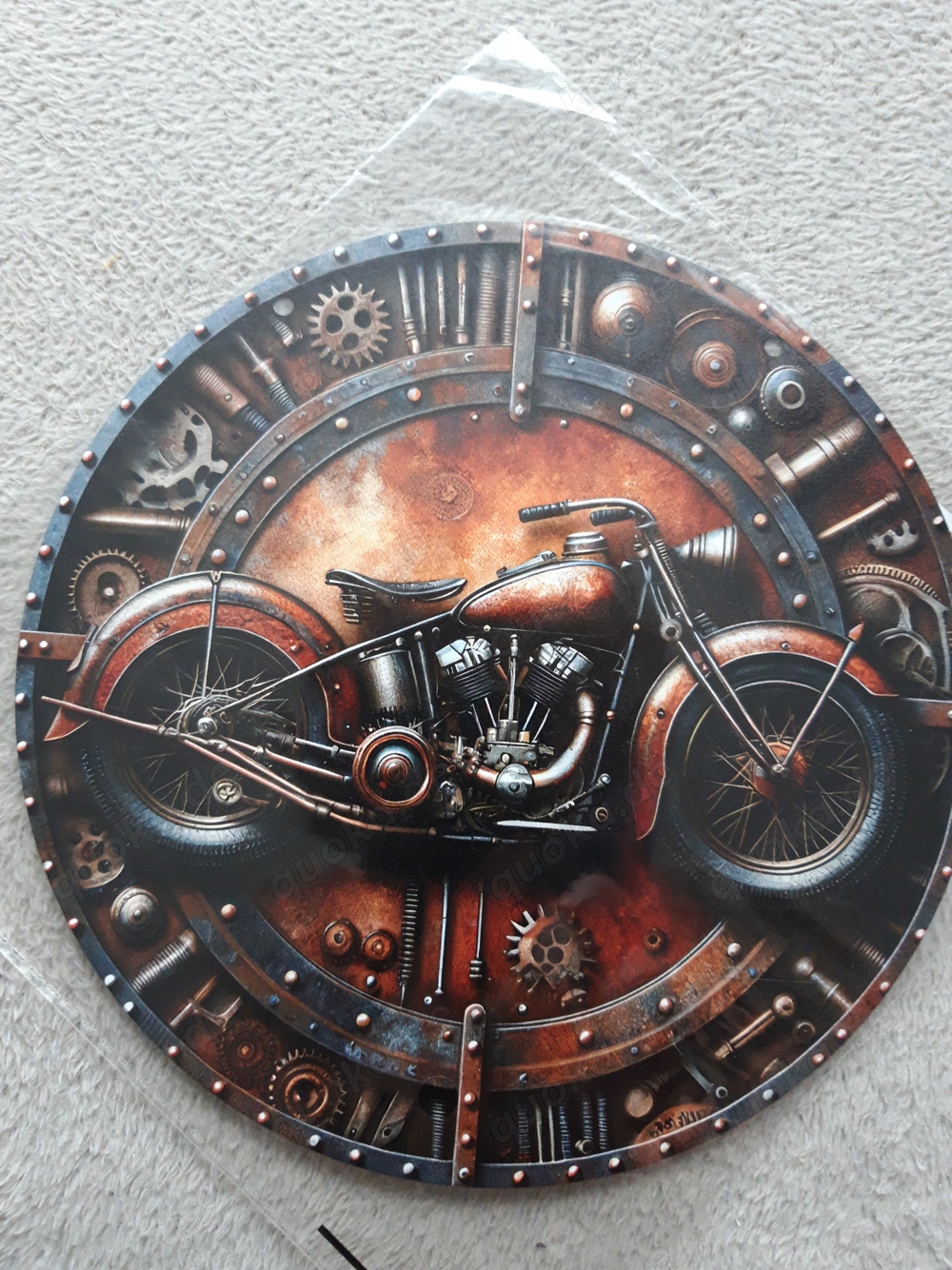 Blechschilder rund zur Deko