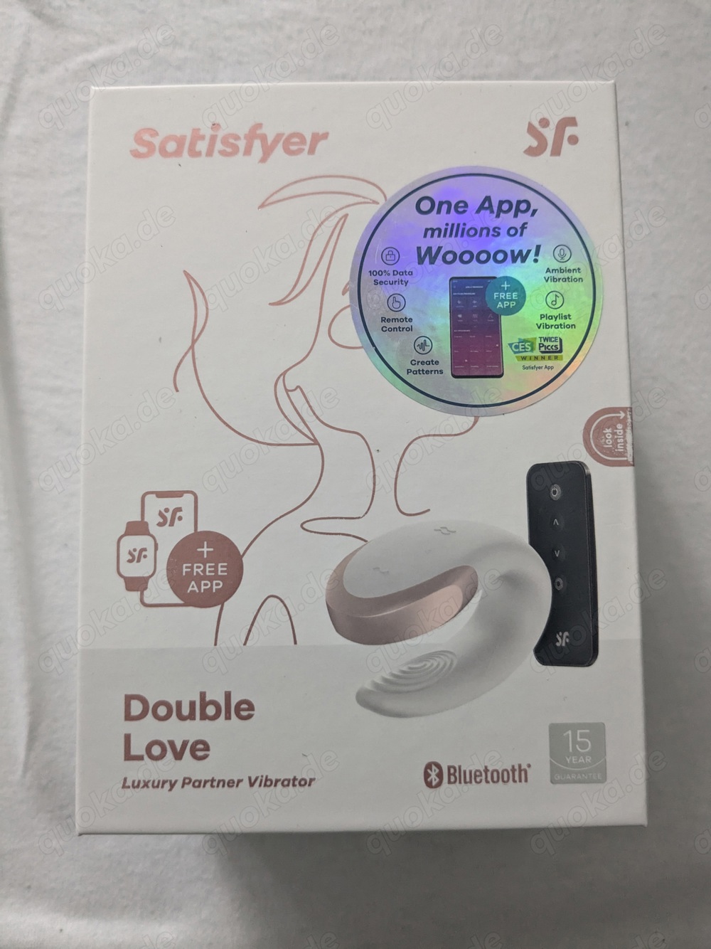 Double Love Luxury Partner Vibrator Satisfyer - für ihn und oder für sie