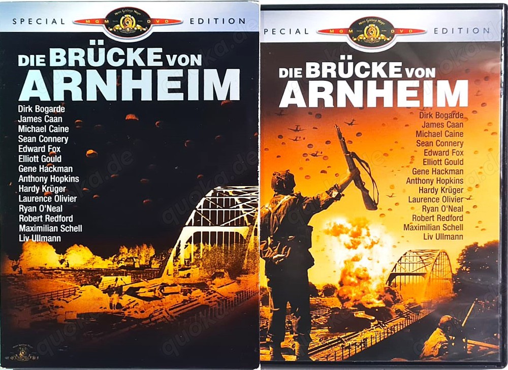 Die Brücke von Arnheim, 2 DVD's im Pappschuber, 2. Weltkrieg, Zustand: sehr gut