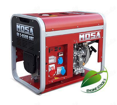 Stromerzeuger Notstromaggregat Benzin 9 KVA 230V AVR Rad E-Start