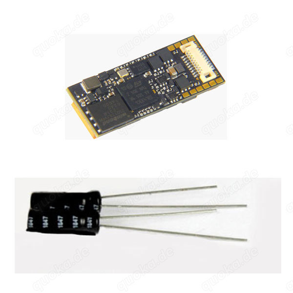 ZIMO Elektronik MS581N18G Sounddecoder Next18 +2 Goldcaps - NEU