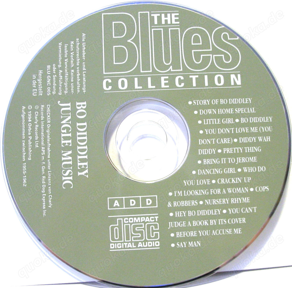 CD - The Blues Collection - Bo Diddley - Jungle Music