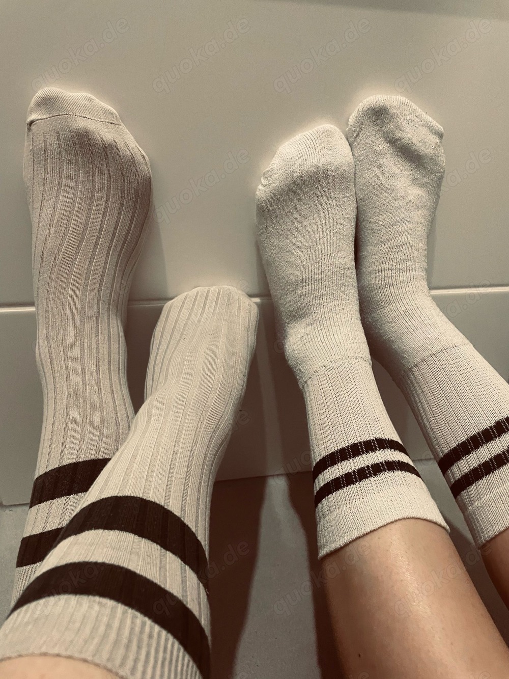 Unsere Socken getragen nur für Dich 