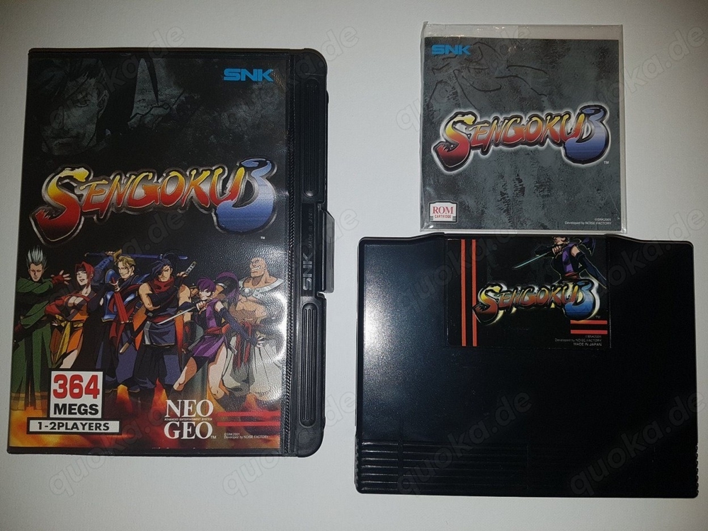 Neo Geo AES Sengoku 3 US Version - SNK Authentic - RARE!!