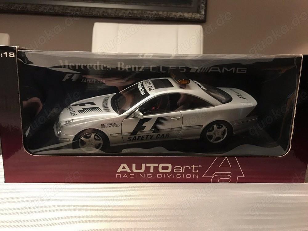 mercedes cl 55 amg safety car 118 autoart ovp rarität