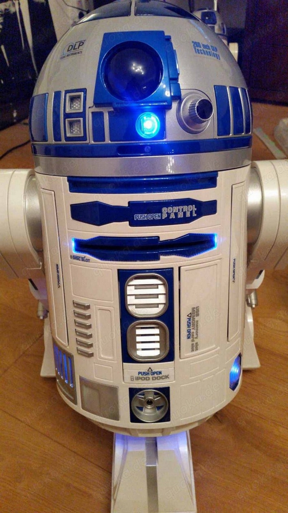 Star Wars R2-D2 DVD Projektor - R2D2 Video Beamer Projector Limitiert von NIKKO