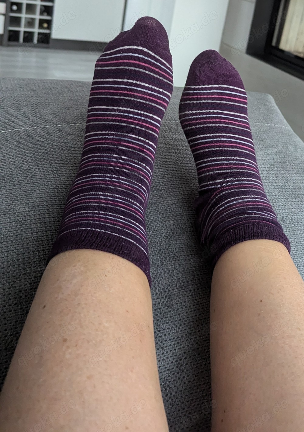 Meine lila Socken für dich 