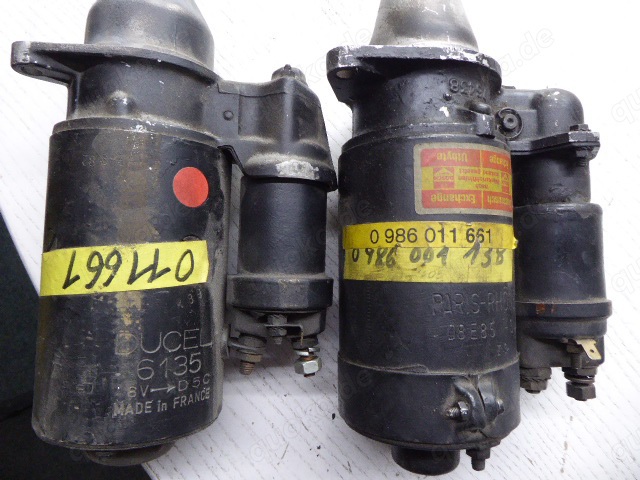D8E85,Ducellier 6135,098601161&Ducellier 6185,0986011671 Anlasser