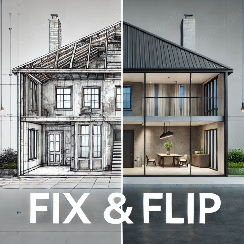 Investitionsprojekte Fix & Flip   Kauf, Sanierung, Verkauf