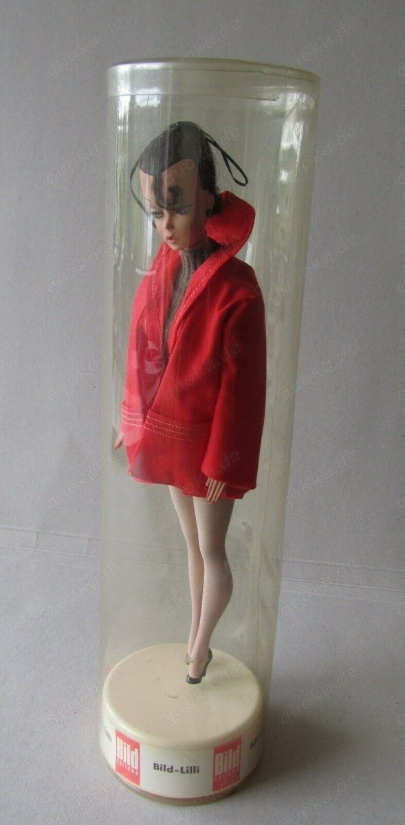 Bild - Lilli in Original Plastikröhre, schwarzhaarig, 30 cm