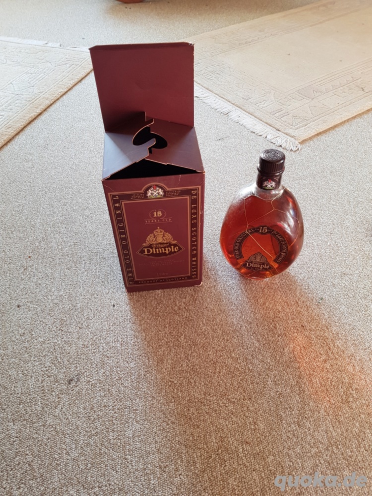 Alter Dimple Whiskey aus Nachlass, Kellerfund