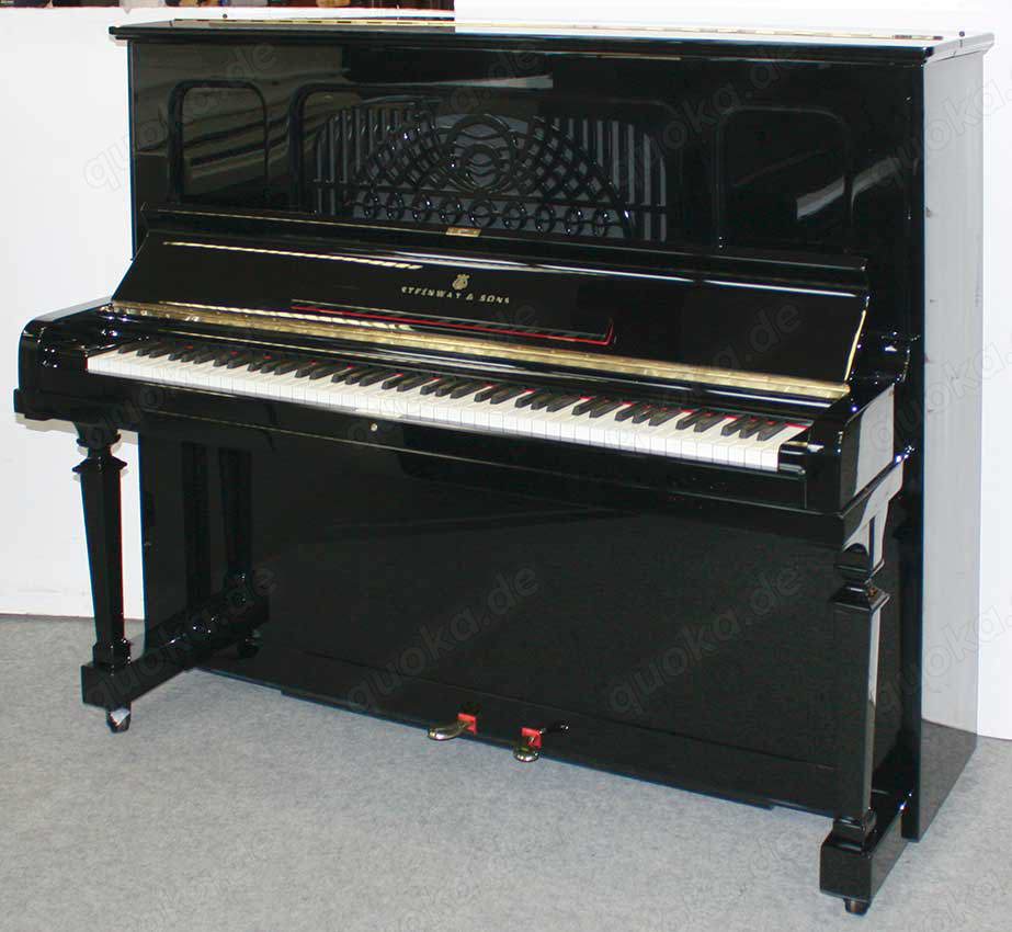Klavier Steinway & Sons K-132, schwarz poliert, Nr. 240249, 5 Jahre Garantie