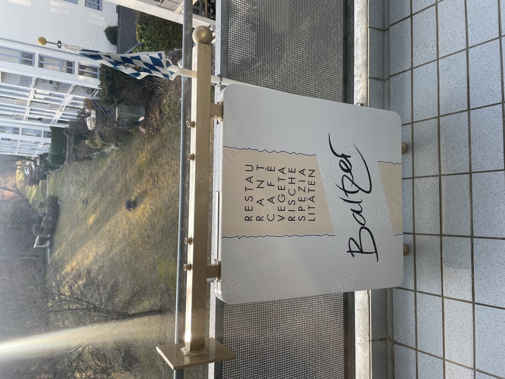 Nasenschlld   Ausleger Werbetafel 