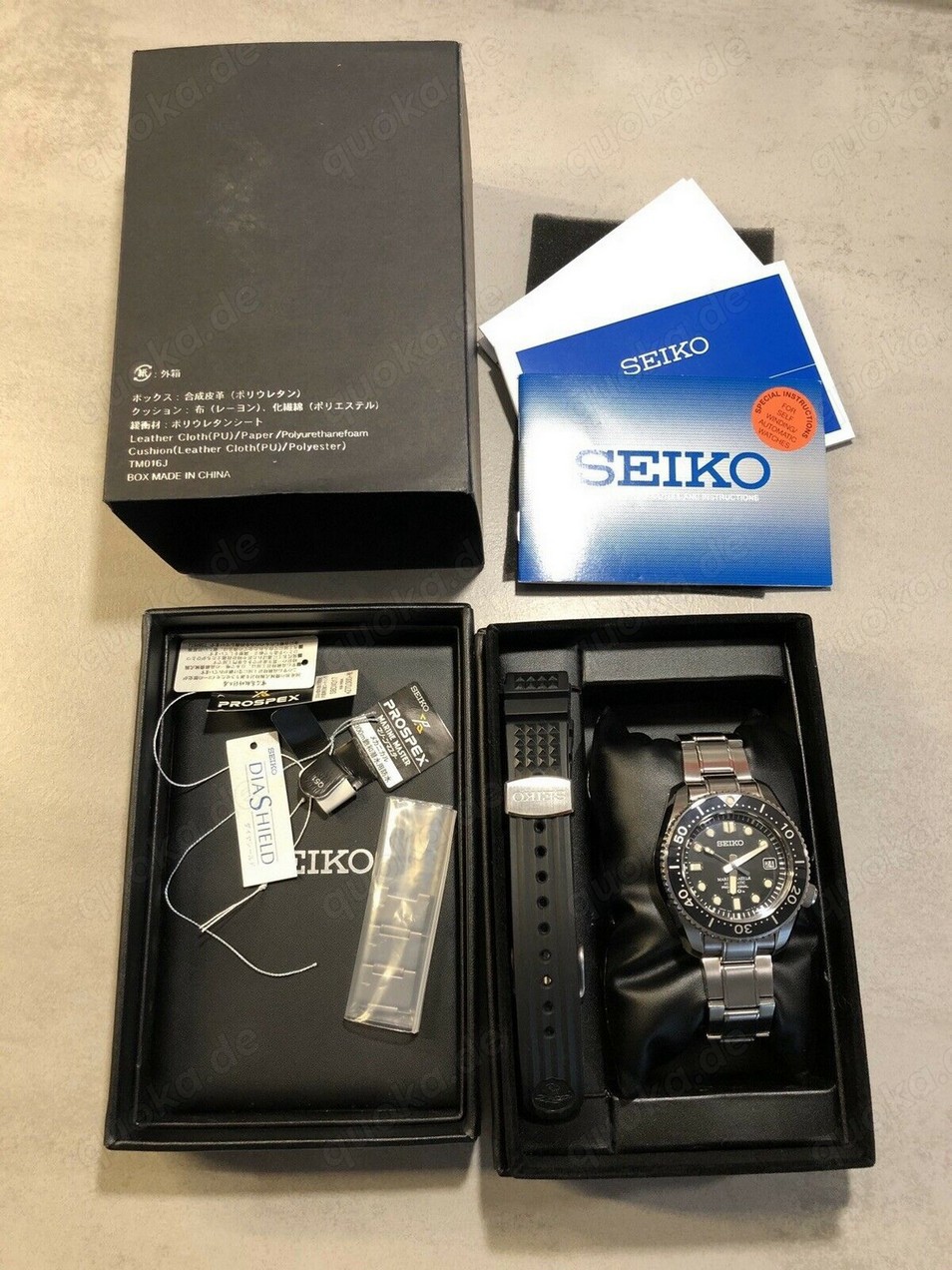 Seiko SBDX017 Marinemaster MM300 Diver Fullset with Box