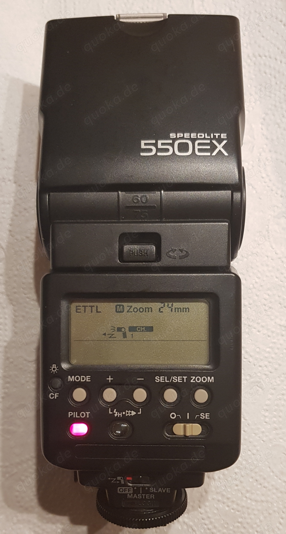 Canon Speedlite  550 EX  ---  Blitzlicht 