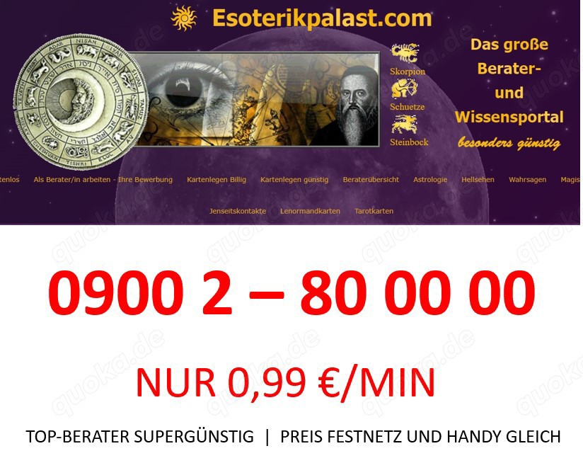 Kartenlegen Astrologie Job Jobangebot Essen und ü-all | Bewerbung:   Berater werden