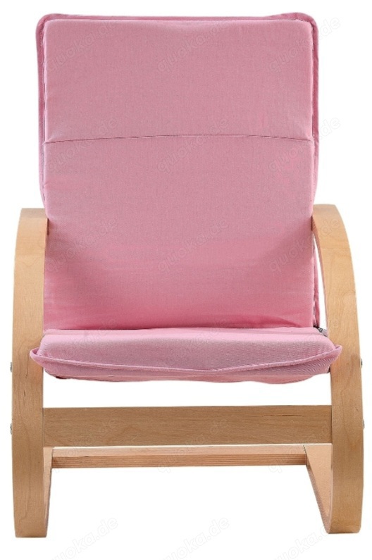 Schwingsessel mit rosa Polster 