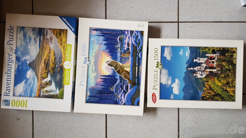 Puzzle 1000 und 1500 Teile