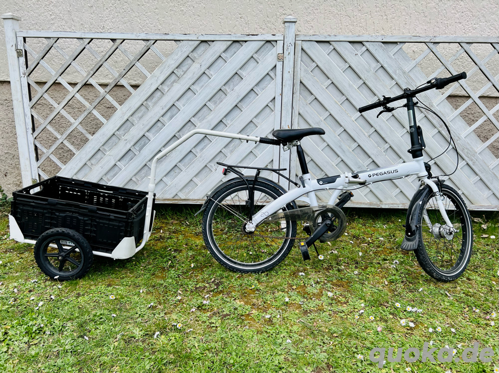 PEGASUS Klappfahrrad mit Anhänger