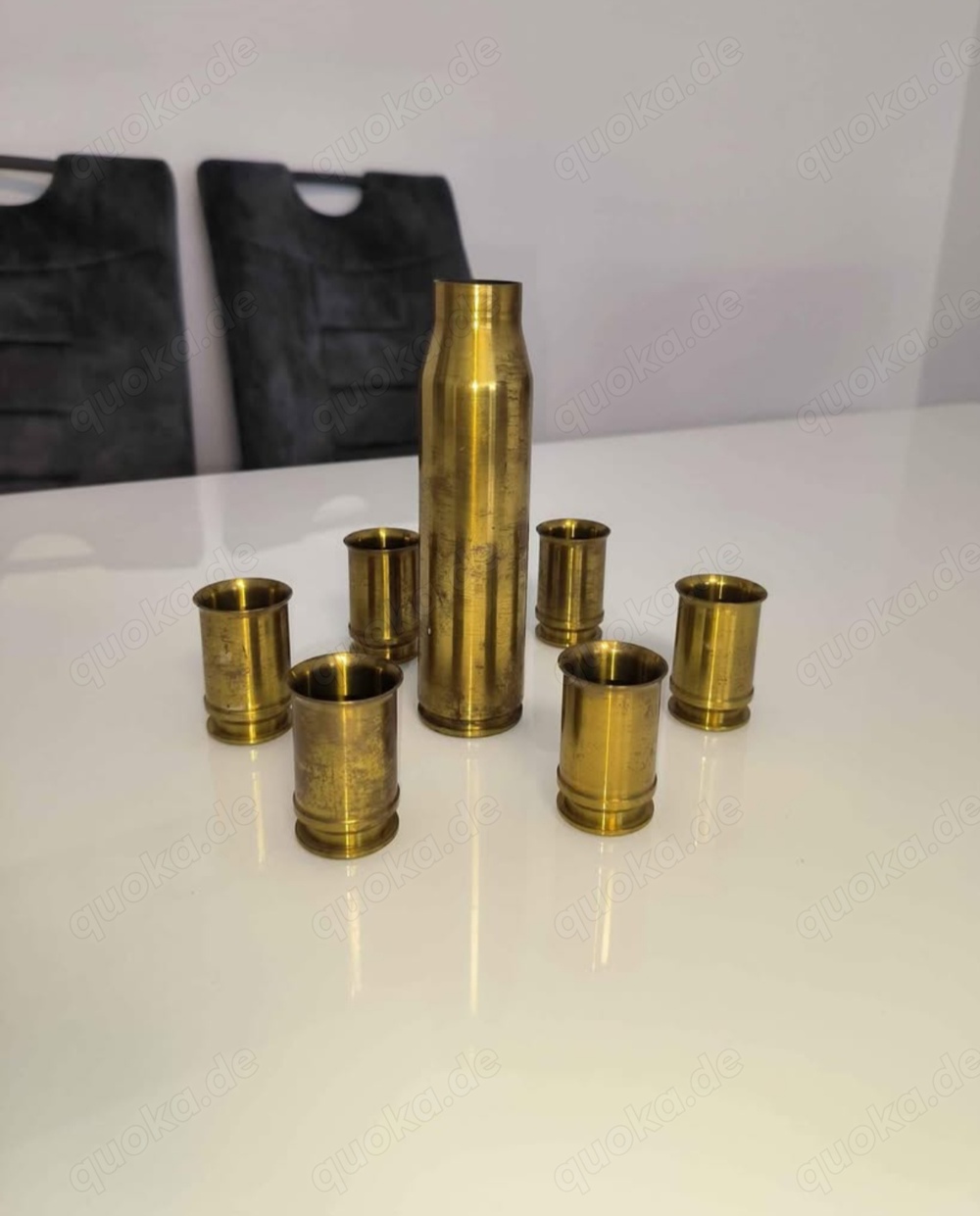 Handwerk Schnapsgläser aus echten Patronen 