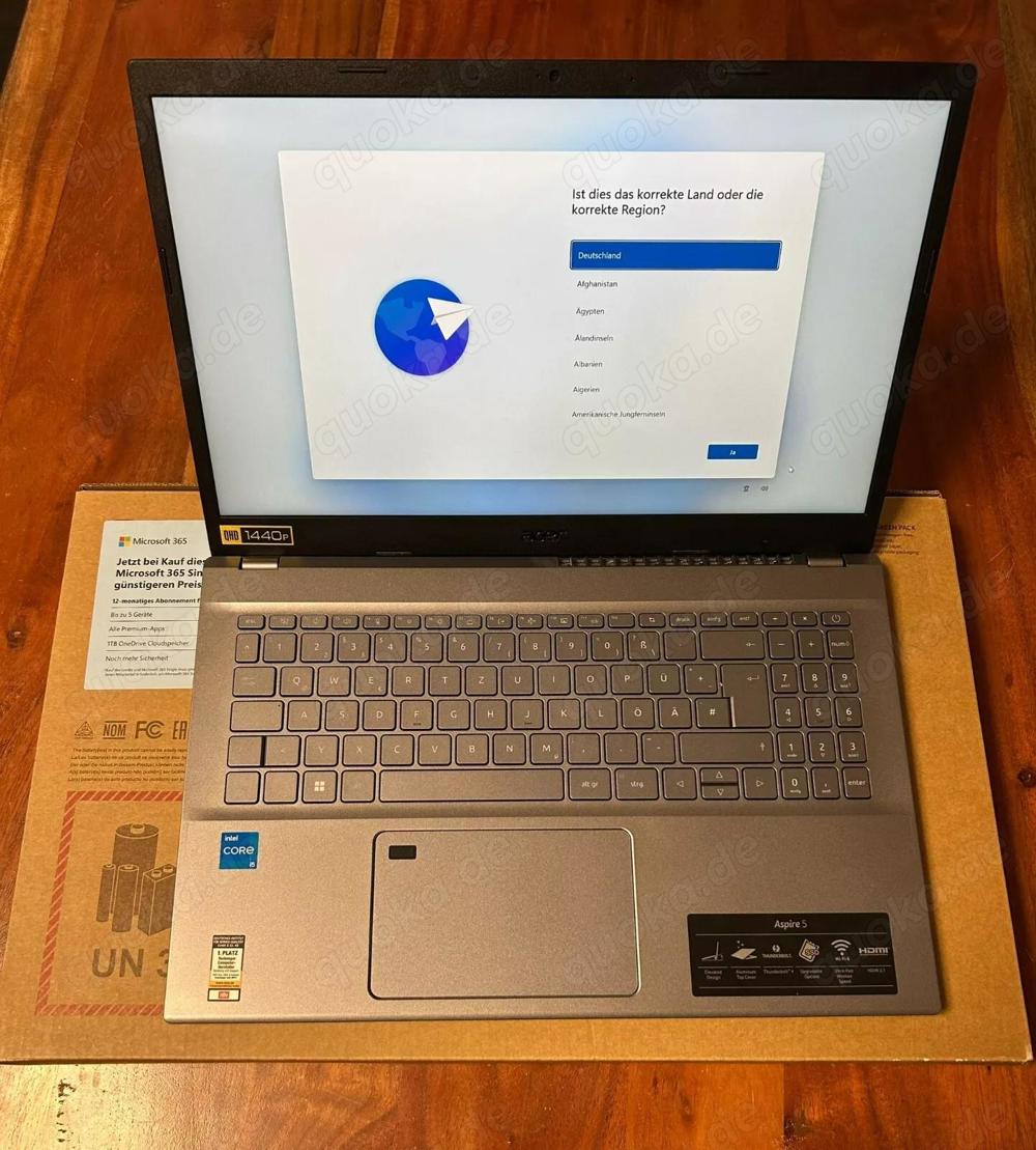 Acer Aspire 5 A515-57-53QH 15,6" , i5-12450H 16GB 512GB - 10Monate alt