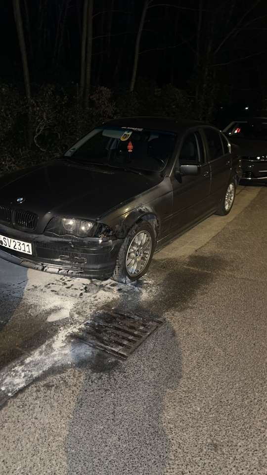 BMW 320 320i Kleiner brandschaden links