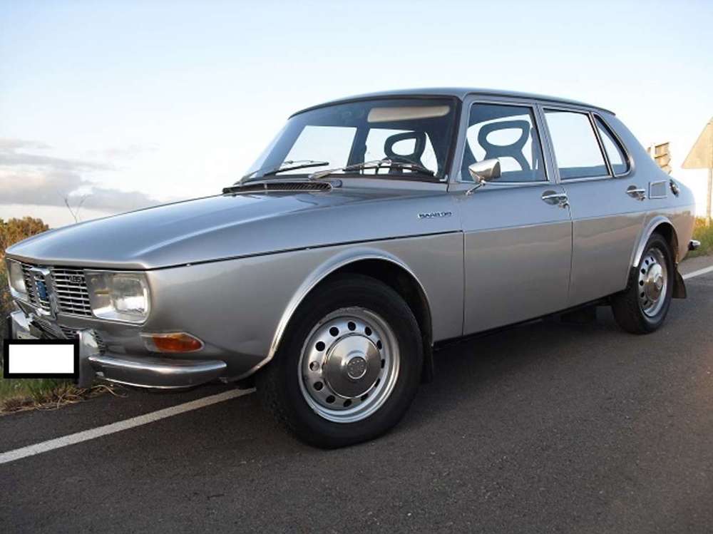 Saab 99 4 Türen / Chromstrossstangen