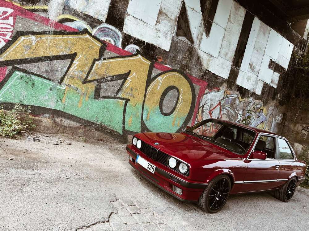 BMW 316 316i M10 2 Türer Weinrot Grwindefahrwerk M52B28