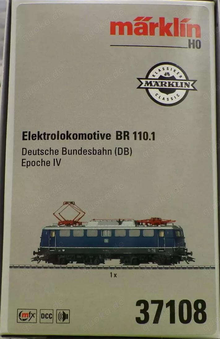 Märklin 39125 H0 E-Lok 110 263-1, DB, Ep.IV, MFX+-Sound, WS H0 - Neuwertig