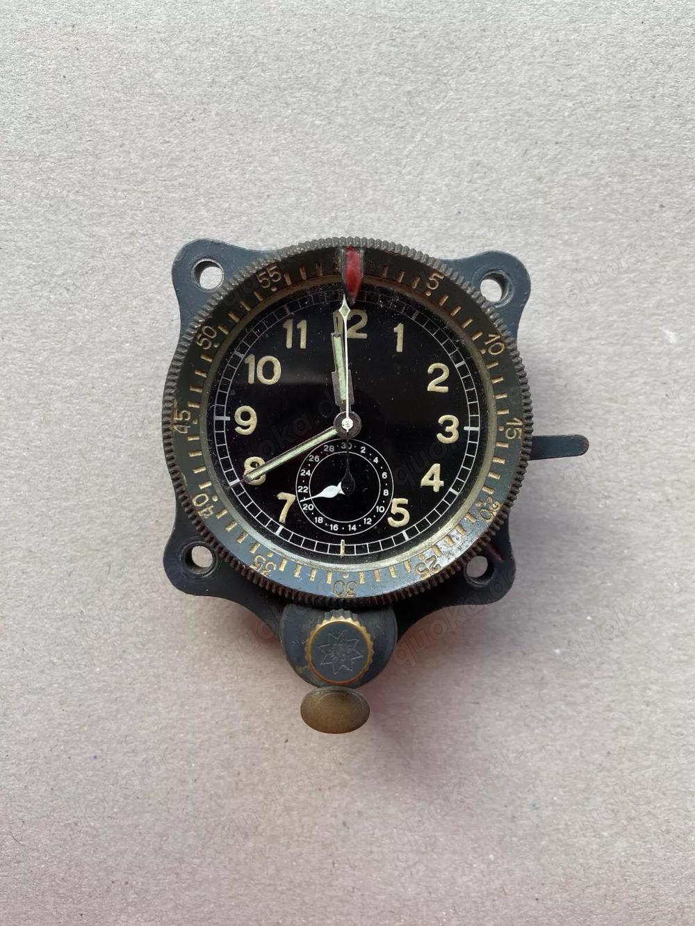 Junghans Luftwaffe Borduhr Bo Uk 1, Fliegerchronograph, 2. WK