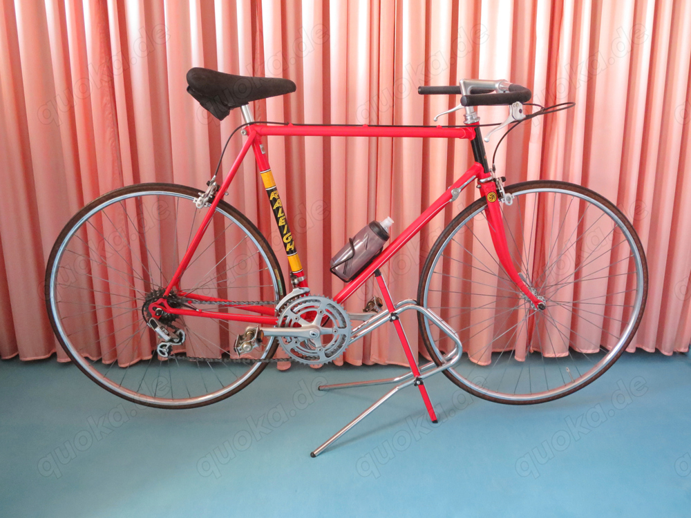 TI Raleigh, Raleigh Rennrad von 1983, teamrot, Rahmenhöhe 57, liebevoll restauriert, viel Zubehör