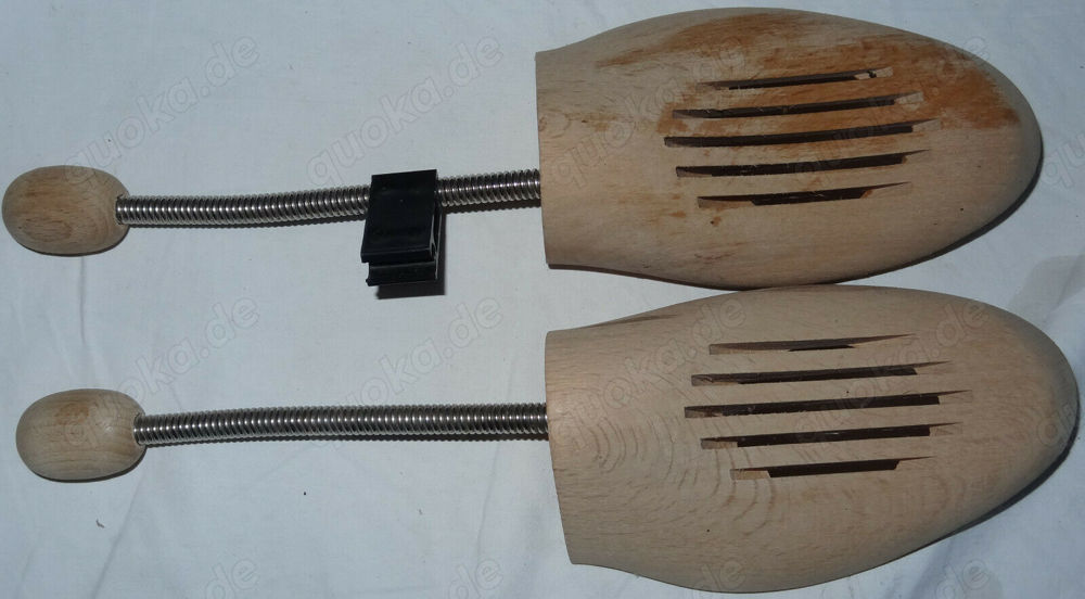 SS5 Schuhspanner Holz Gr. 44-45=6 Spiralfeder Echtholz kaum benutzt einwandfrei erhalten Schuhe Spa