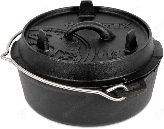Dutch Oven. Petromax Grilltopf, Feuertopf. Nicht benutzt, mit Untersetzer. 
