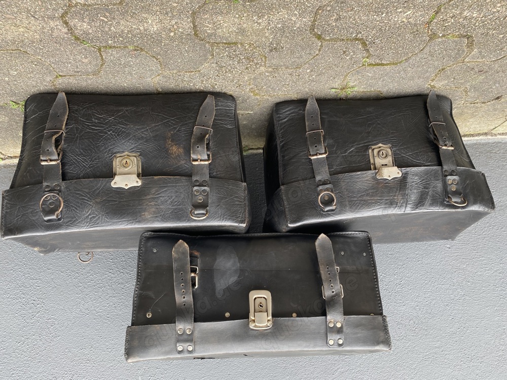 Motorradkoffer aus Leder