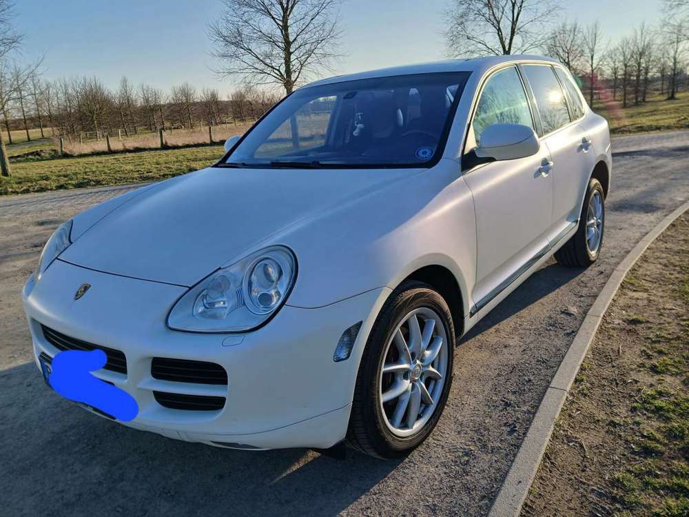 Porsche Cayenne LPG Prins TÜV NEU Perlmutt Weiß Foliert
