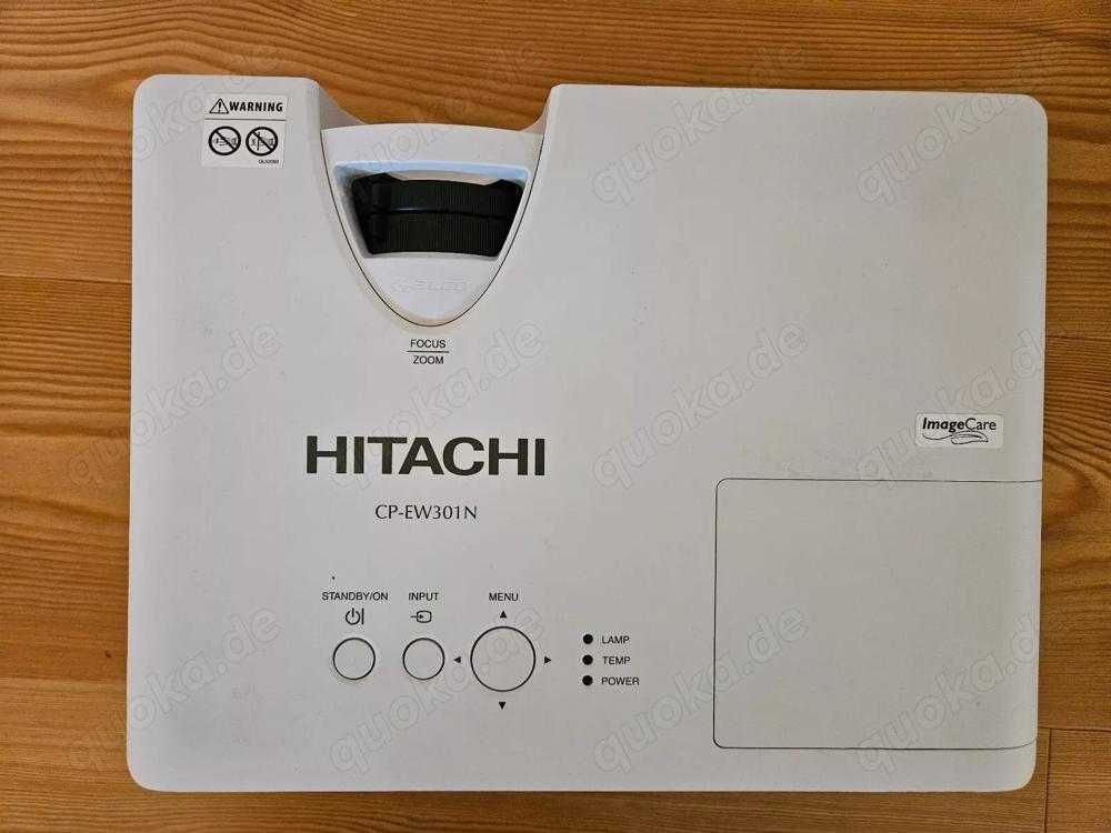 Hitachi CP-EW300 nur 7 Std. LCD-Projektor Beamer 1280x800 3000lm 2000:1