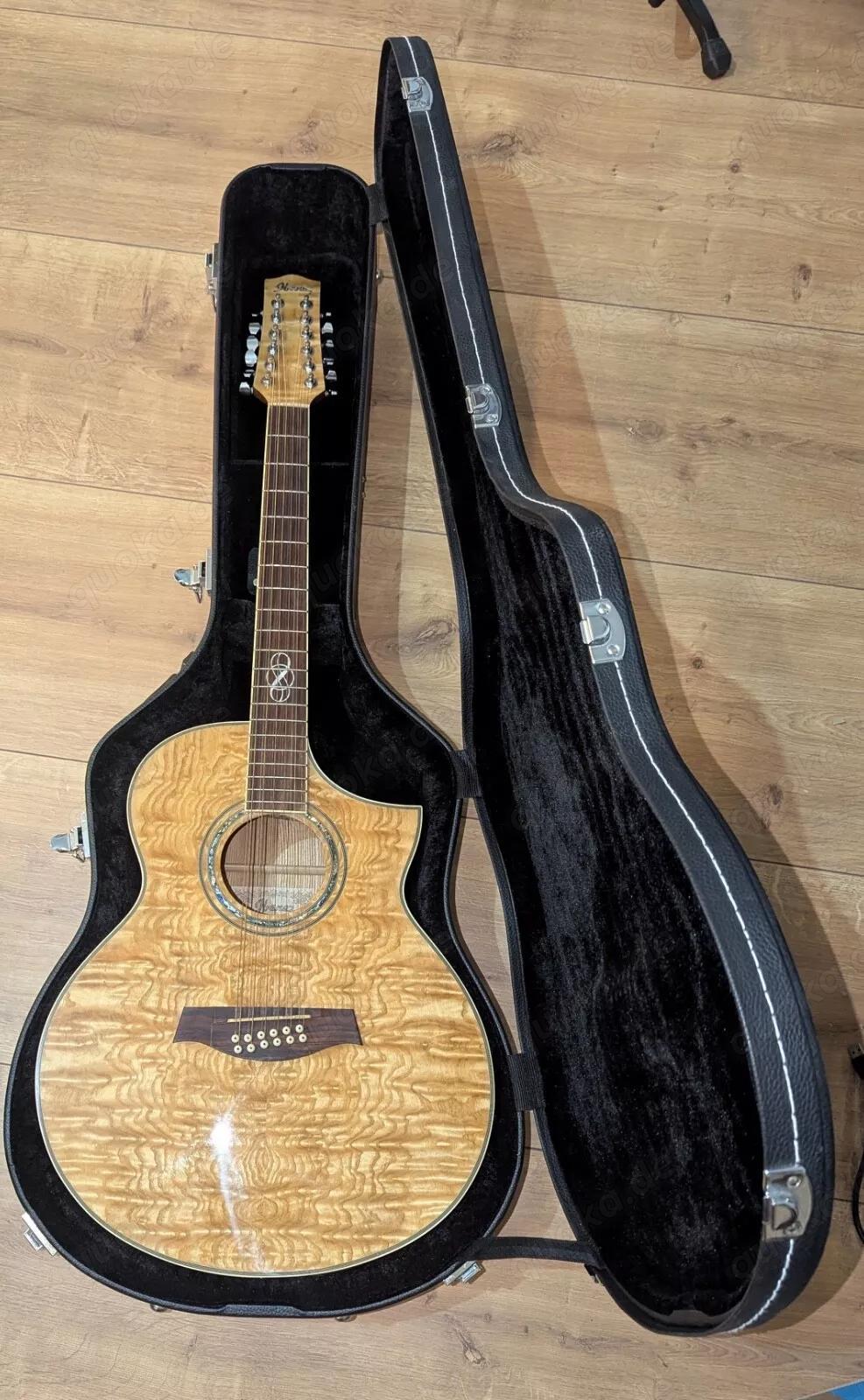 Ibanez exotic wood EW 2012 12 Saiter mit Chorus, Tuner, Feedbackfilter, Koffer
