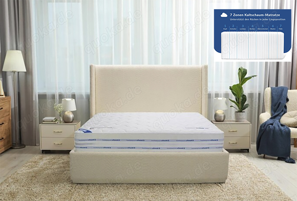 Neuwertige Kaltschaummatratze   Made in Germany | Fester Härtegrad | Nur kurz genutzt!