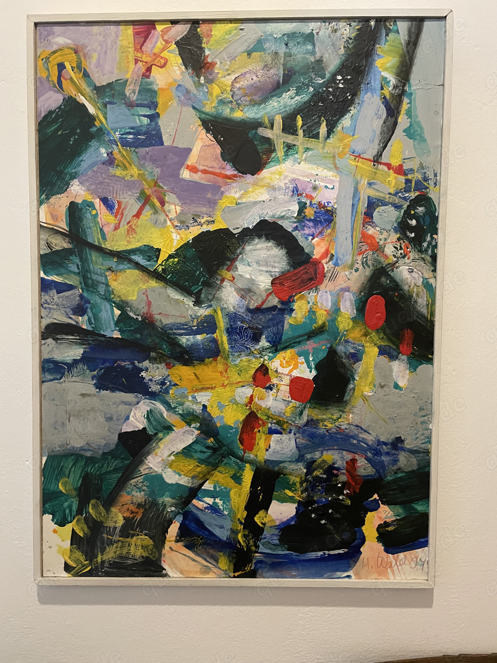 bilder (acryl) , kunstwerke von heinz welt 1943 bis 2024