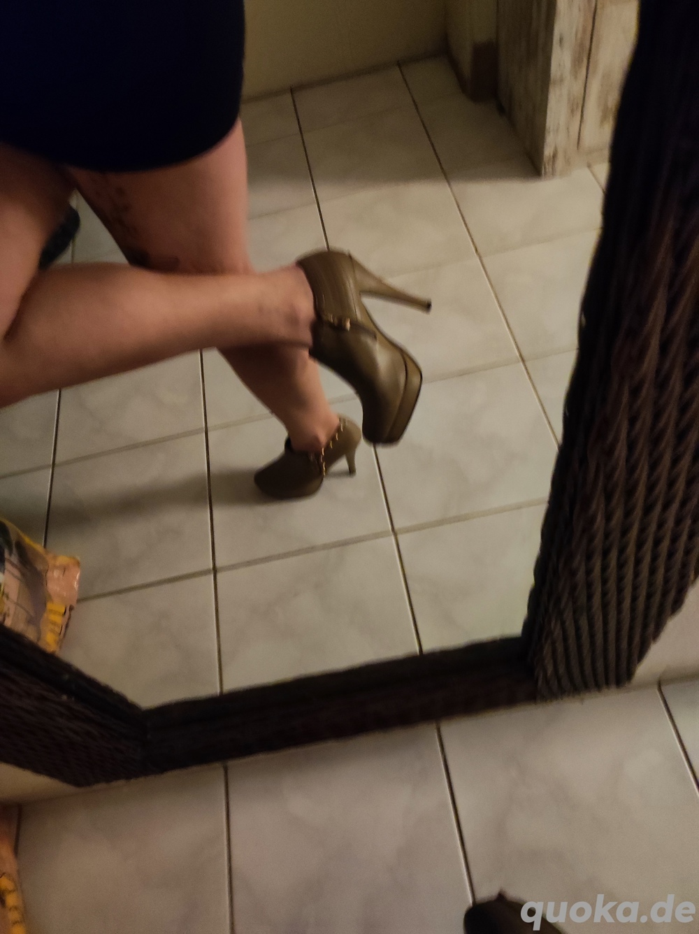 Getragene Stiefeletten 