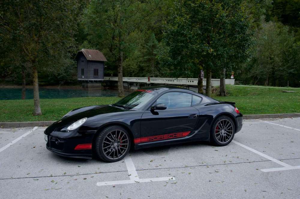 Porsche Cayman Sonderausstattung, Walter Röhrl Signatur