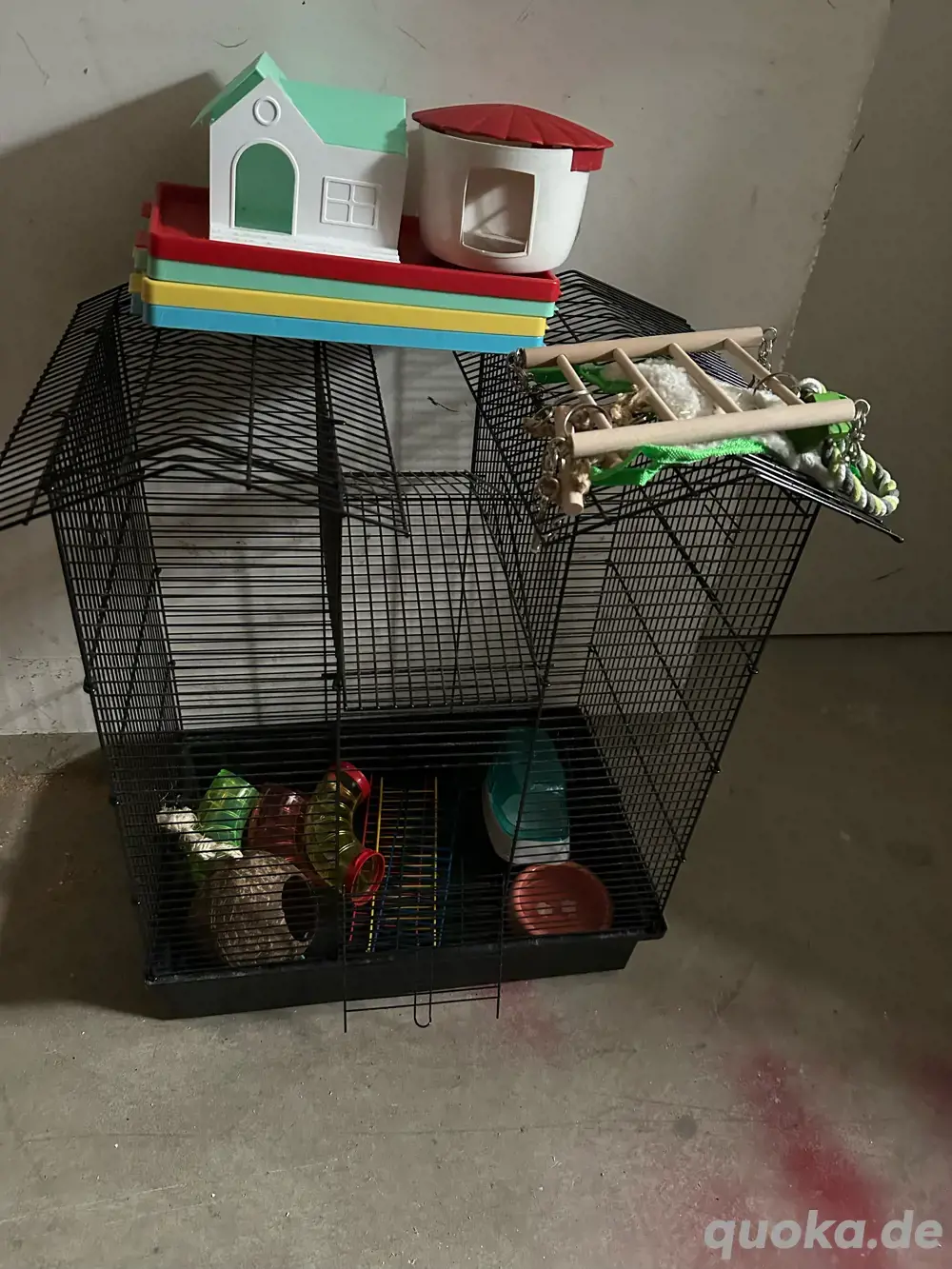 Nagerkäfig Hamster Käfig mit Röhren Nagerkäfig Hamster Käfig mit Röhren