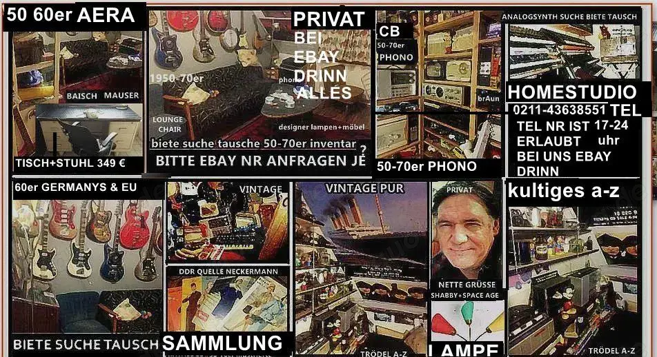Suche 50 60 70er trödel phono musikalien inventar kultiges alles