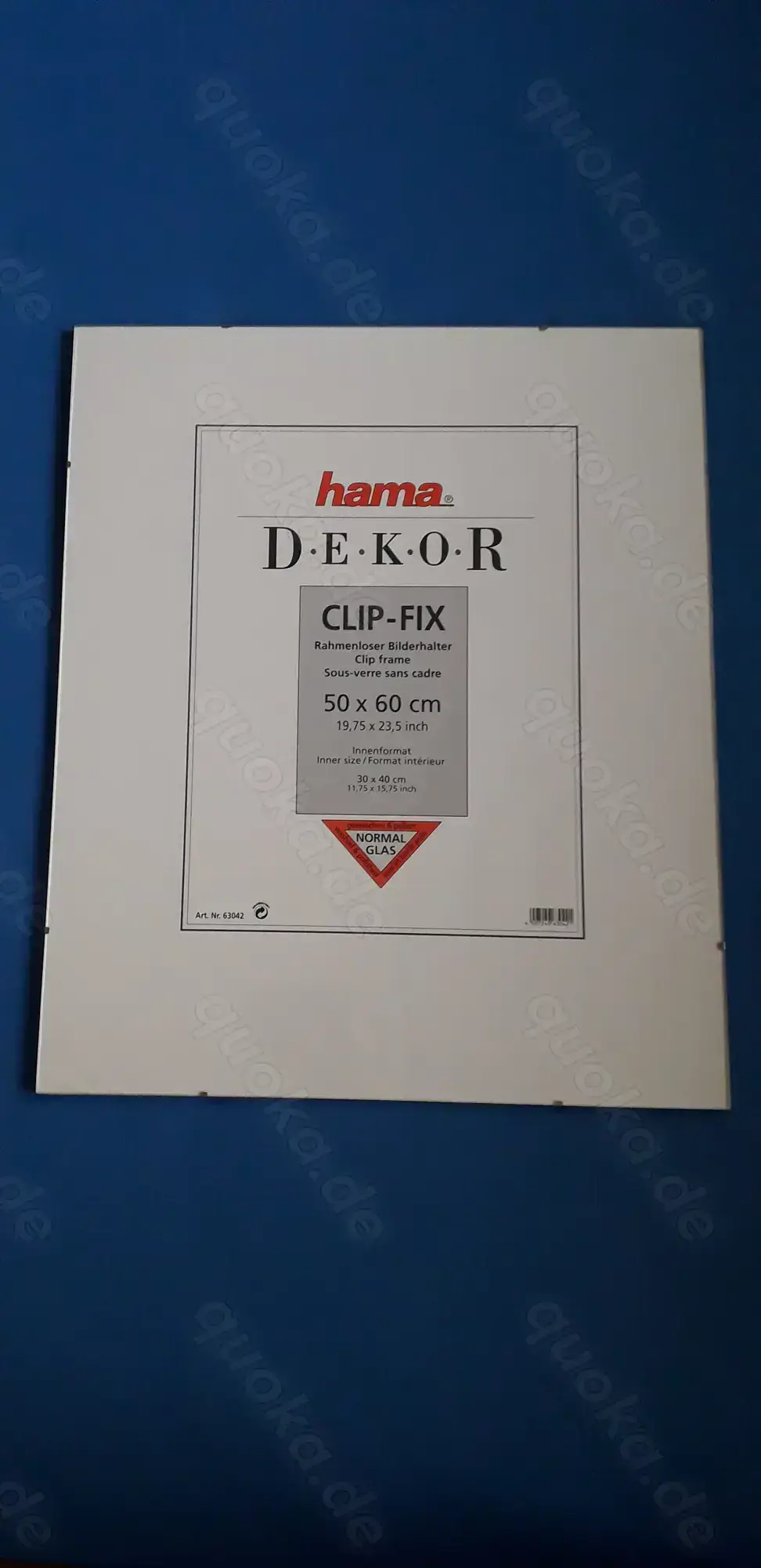 Rahmenloser Bilderhalter